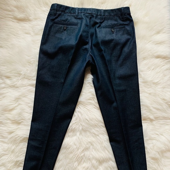 Prada Milano Logo Thin Denim Dress Pants - Picture 8 of 12